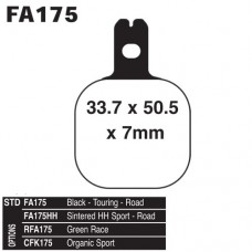 EBC Brake Pad, Organic Street Blend - FA175