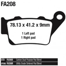 EBC Brake Pad, Utility Grade Sintered Blend - FA208R