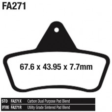 EBC Brake Pad, High Durability Off Road Sintered Blend - FA271SV